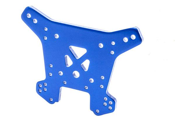 Traxxas Shock tower rear 6061-T6 aluminum (blue-anodized)