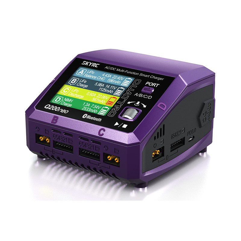 SkyRC Q200 neo Quattro AC/DC Charger (AC max 200W - DC max 400W)