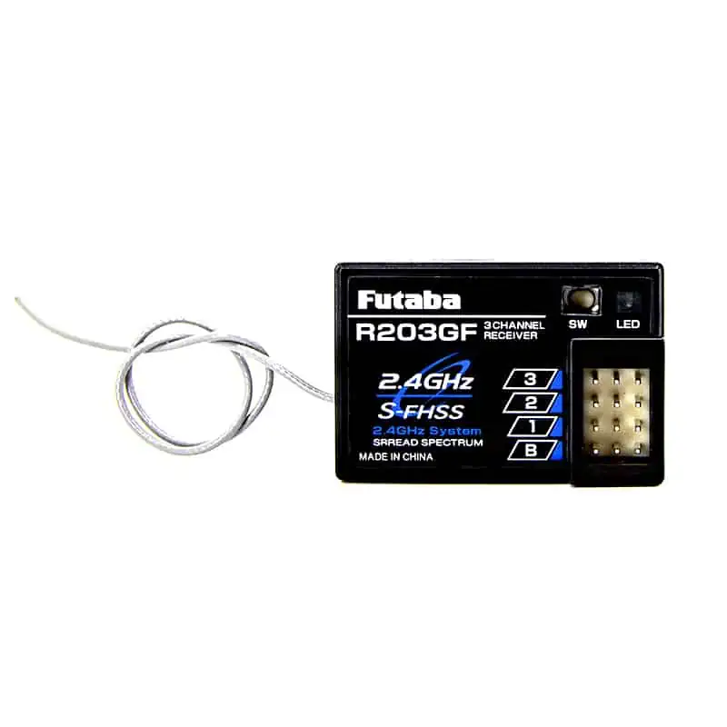 Futaba 3PV 2.4GHz 3 Kanaals Afstandsbediening met R203GF Ontvanger