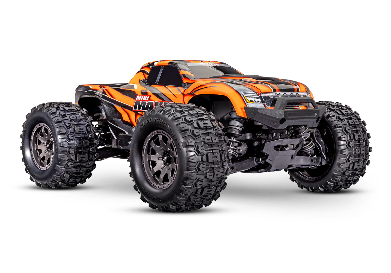 Traxxas Mini Maxx BL-2s TQ 4X4 RTR Brushless Monster Truck 1/16 Orange