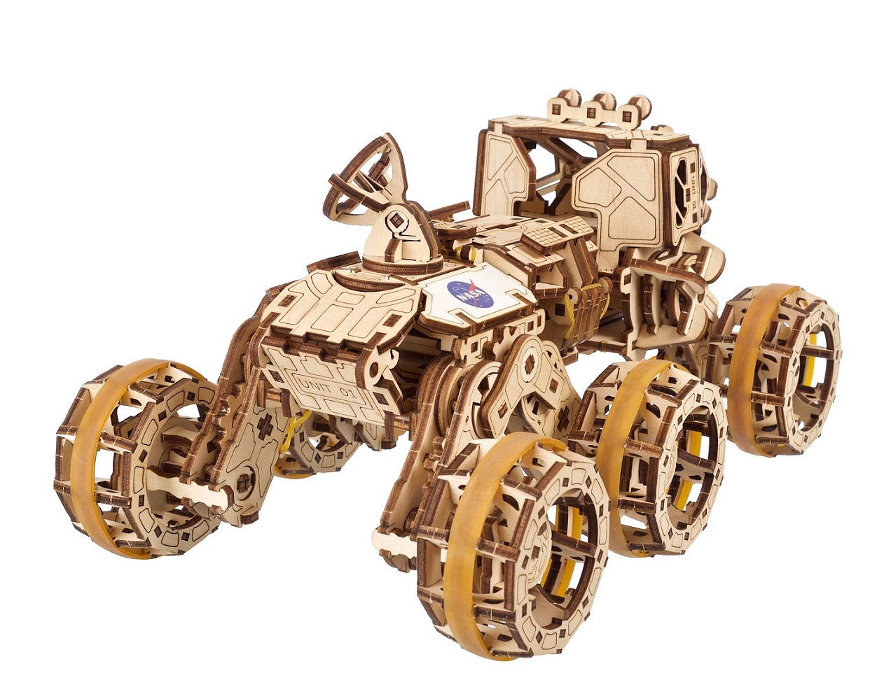 U-Gears Bemande Mars Rover mechanisch houten bouwpakket