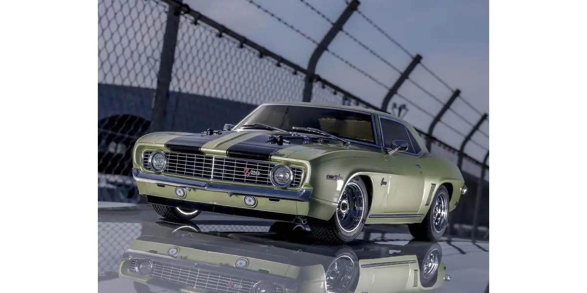 Kyosho FAZER MK2 Chevy Camaro Z28 1969 Frost Green Readyset 1/10