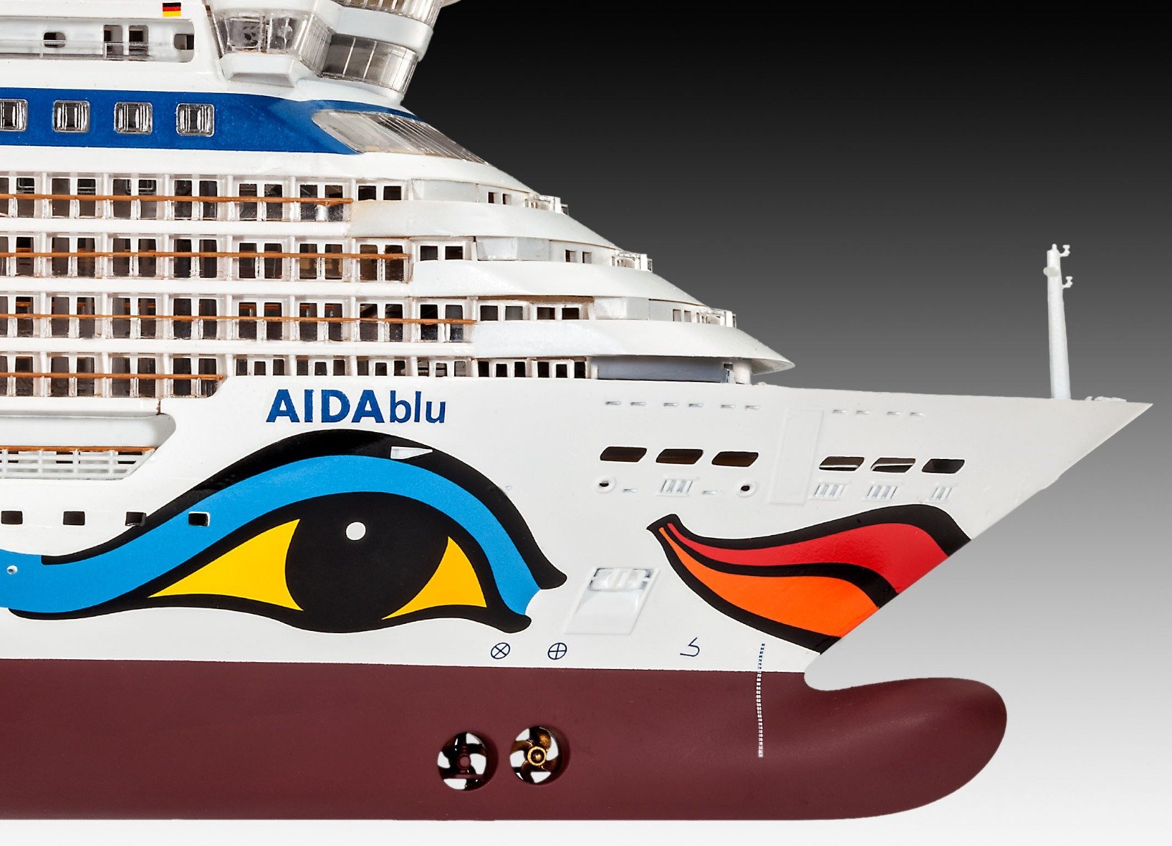 Revell AIDA (blu, sol, mar, stella) Cruise Ship 1/400
