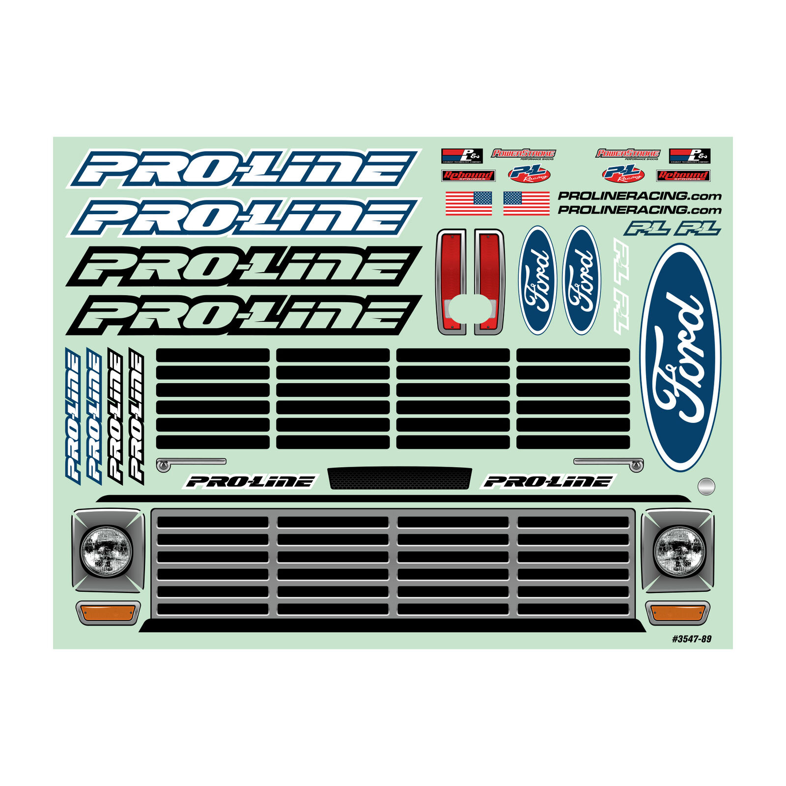 Proline Pre-Cut 1967 Ford F-100 Clear Body for Unlimited Desert Racer 1/7