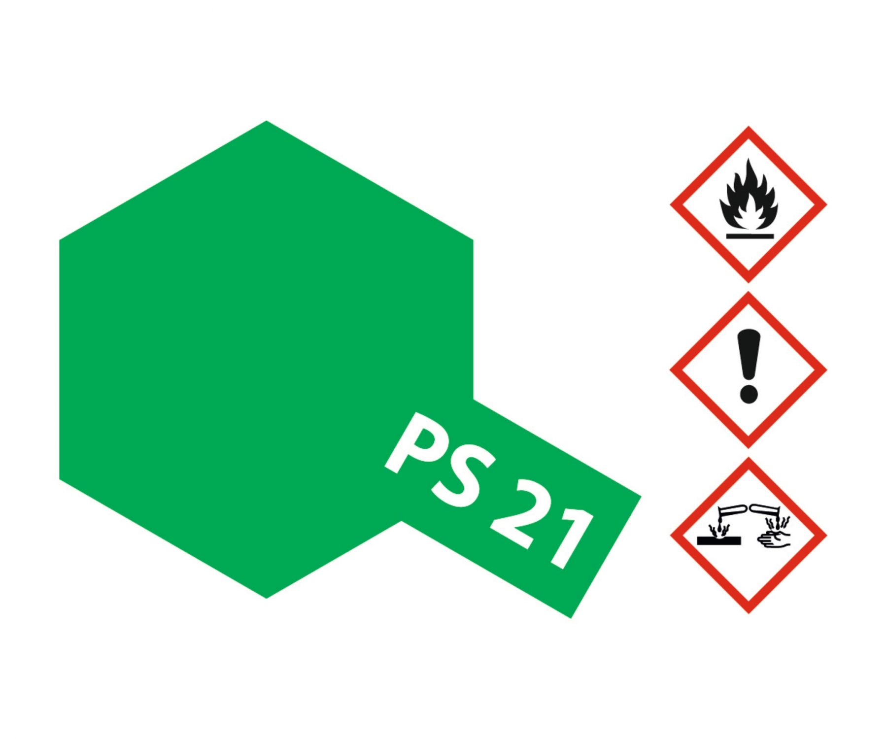 PS21 Spray Park Green brillant 100ml Tamiya