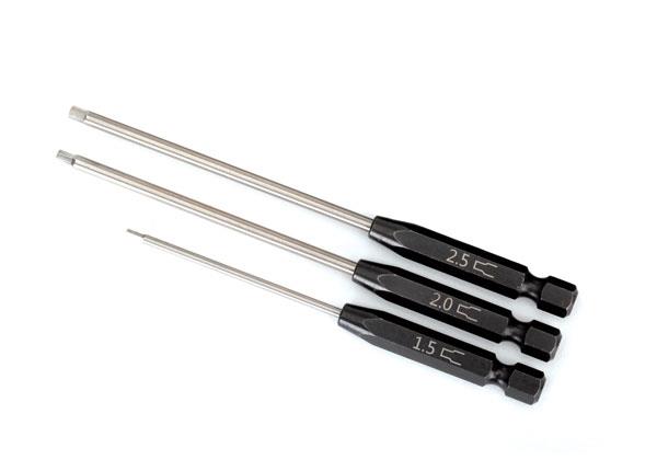 Traxxas Speed Bit Set hex driver 3-piece straight (1.5mm 2.0mm 2.5mm) 1/4" drive