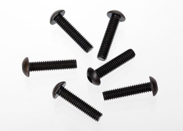 Traxxas Screws 4x18mm button-head machine (hex drive) (6)