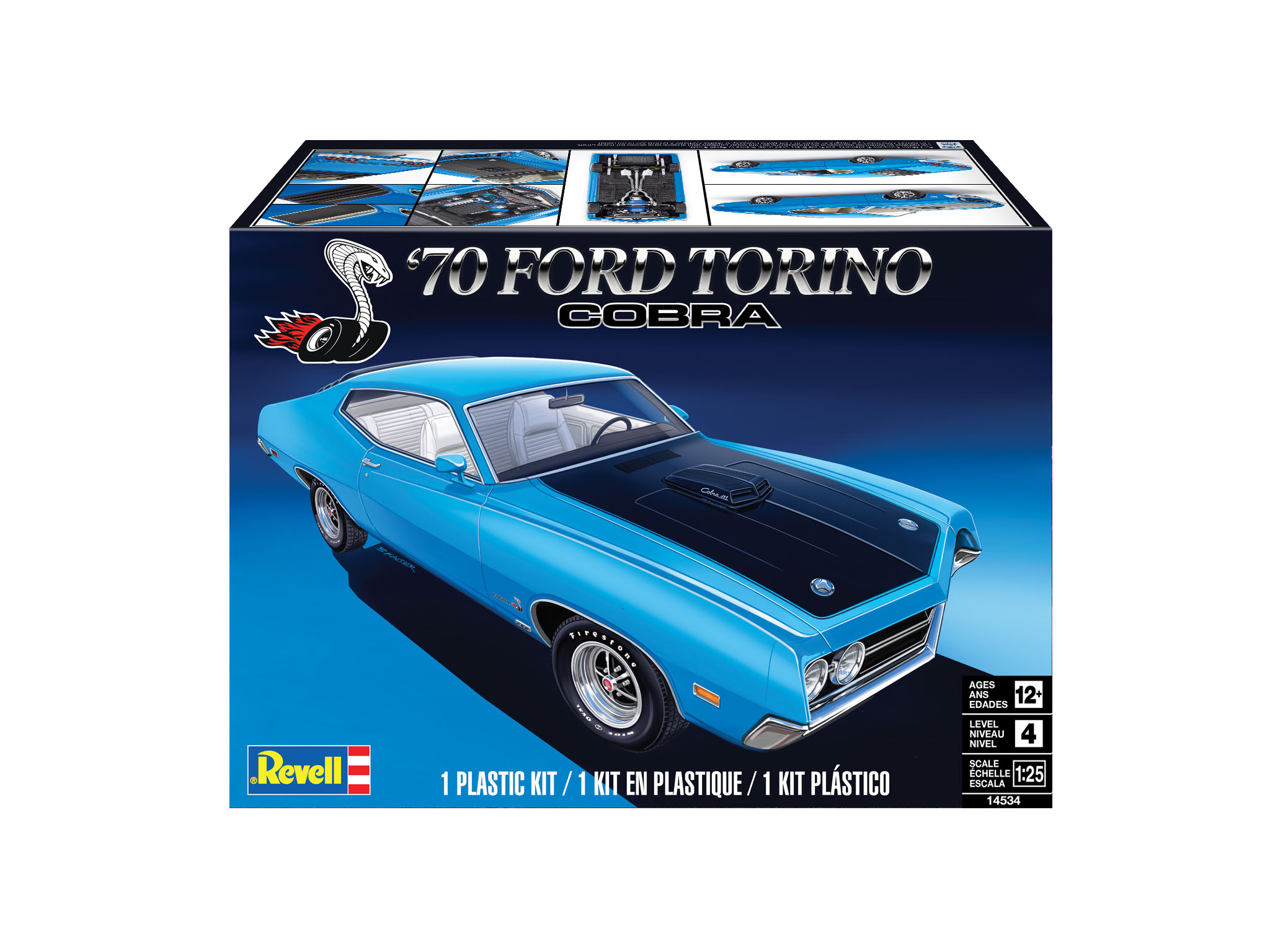 Revell 1970 Ford Torino Cobra 1/25