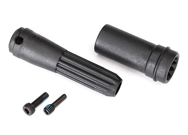Traxxas Driveshafts center front/ 4mm screw pins (2)