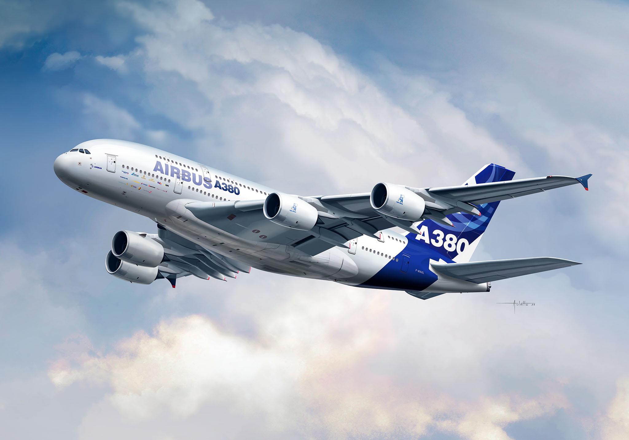 Revell Airbus A380 1/288