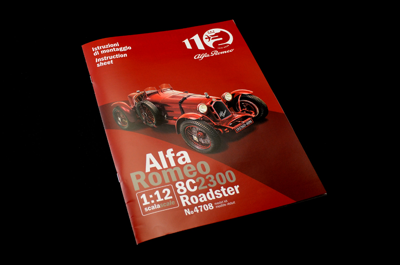 Italeri Alfa Romeo 8C 2300 Roadster 1/12