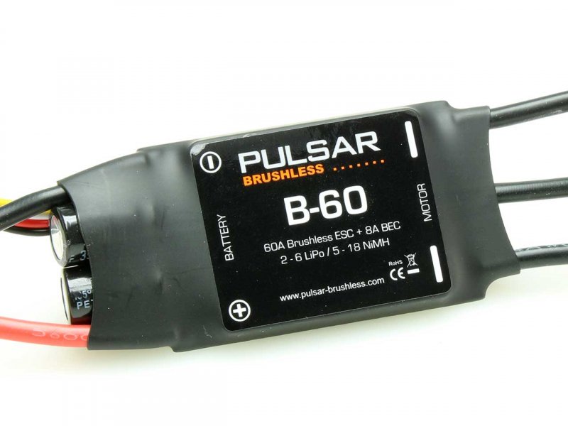 Pulsar B-60 Brushless ESC