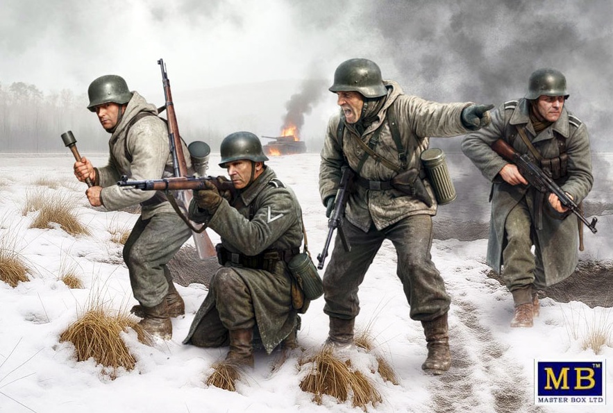 Master Box German Infantry Bastogne 1944 WWII era 1/35