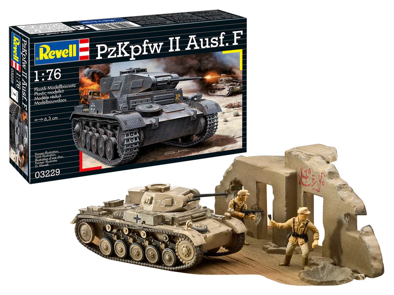 Revell PzKpfw II Ausf. F 1/76