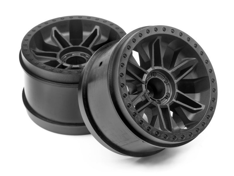 HPI 6-Shot ST Wheel Black (2)