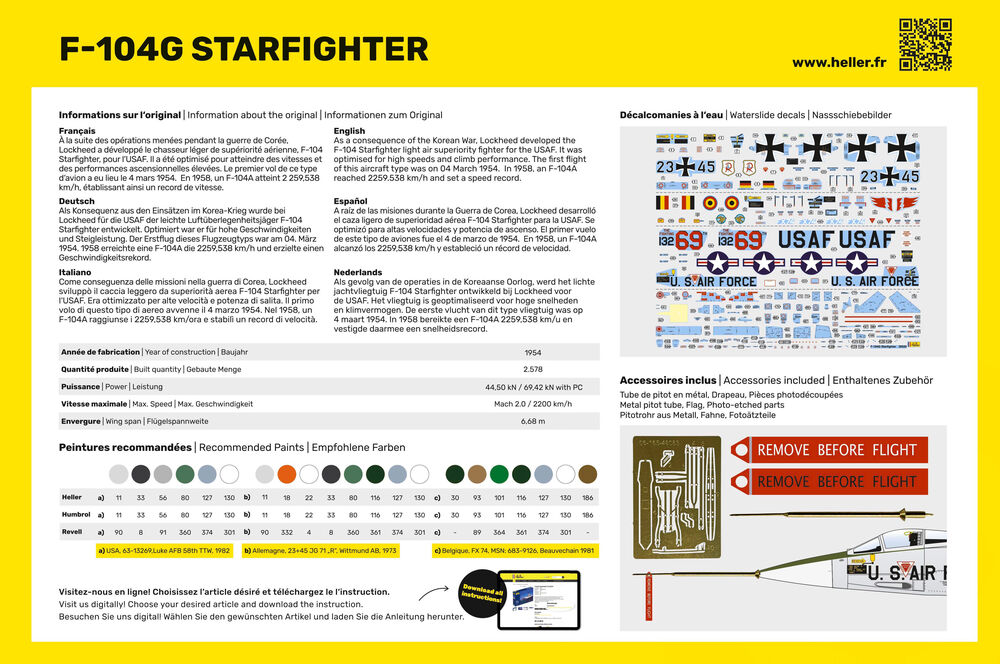 Heller F-104G Starfighter 1/48