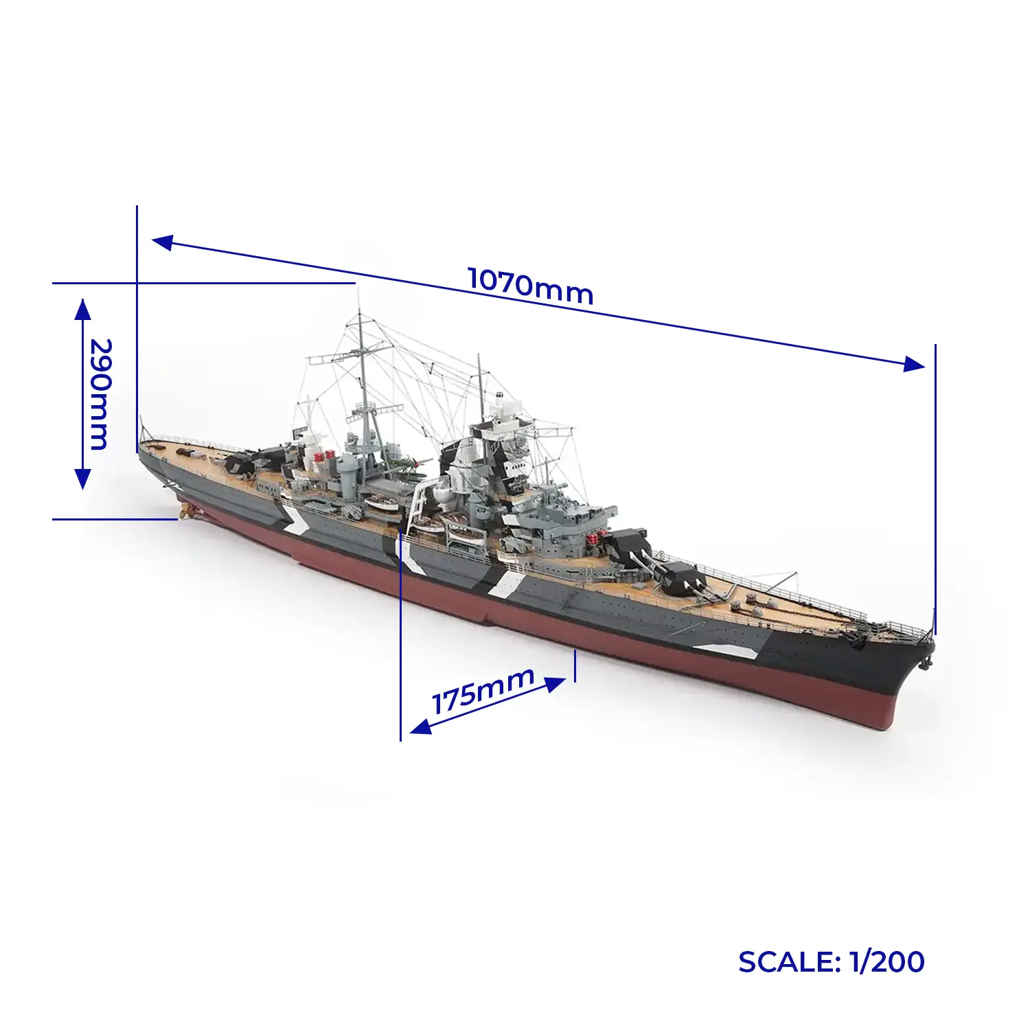 Occre Prinz Eugen 1/200 kit