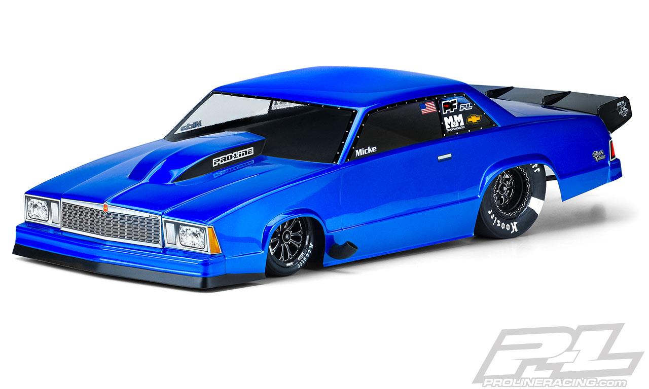 Proline 1978 Chevrolet Malibu Clear Body for Slash 2wd Drag Car & AE DR10 1/10