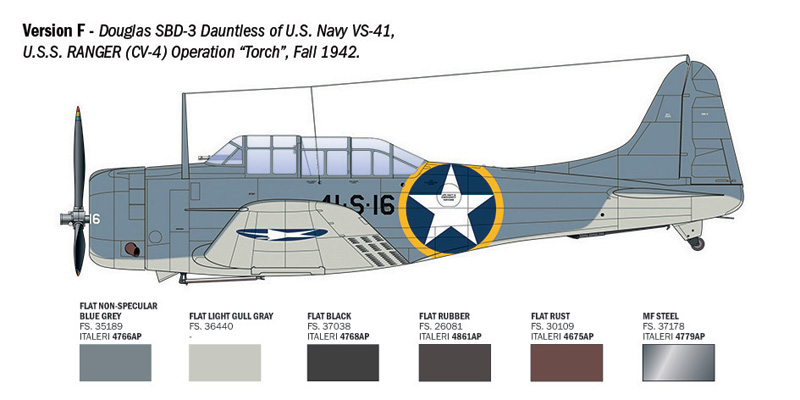 Italeri SBD-3 Dauntless 1/48