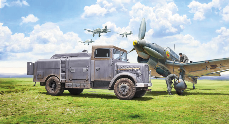 Italeri Opel Blitz Tankwagen 1/48