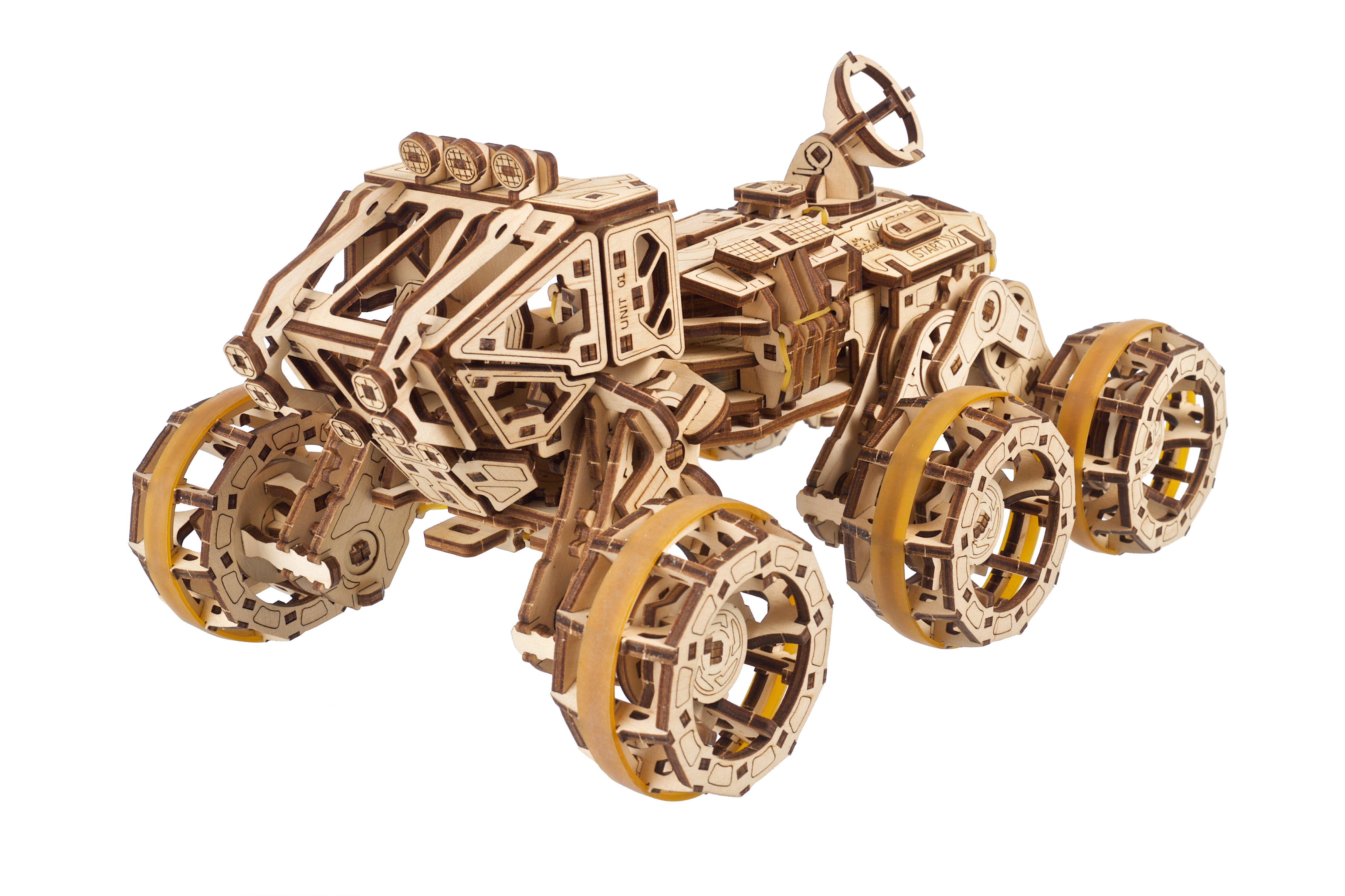 U-Gears Bemande Mars Rover mechanisch houten bouwpakket
