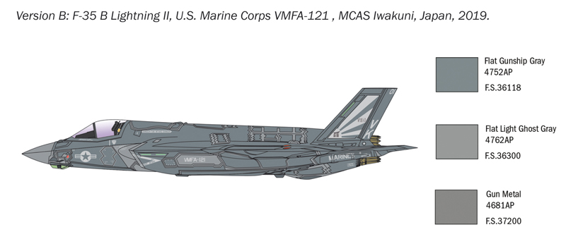 Italeri F-35 B Lightning II STOVL version 1/72