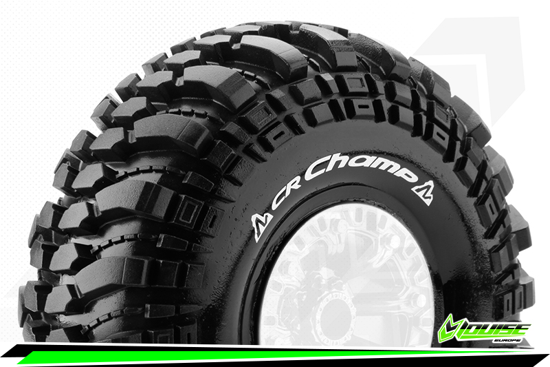 Louise RC CR-Champ 1/10 Crawler Tires Super Soft for 2.2'' Wheels (2)