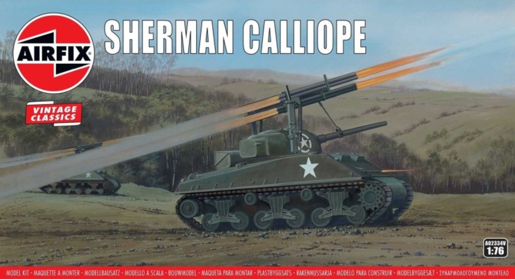 AirFix Sherman Calliope Tank 1/76