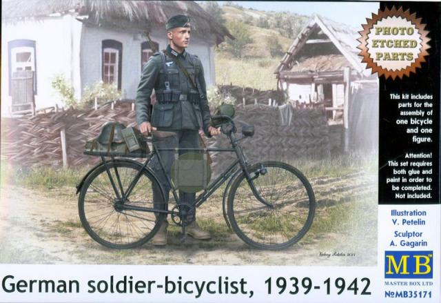 Master Box German soldier-bicyclist,1939-1942 1/35