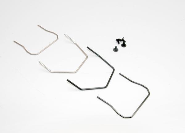 Traxxas Wires, sway bar (front & rear, hard & soft) (Slash 4X4)/ 3x6 FCS (4)
