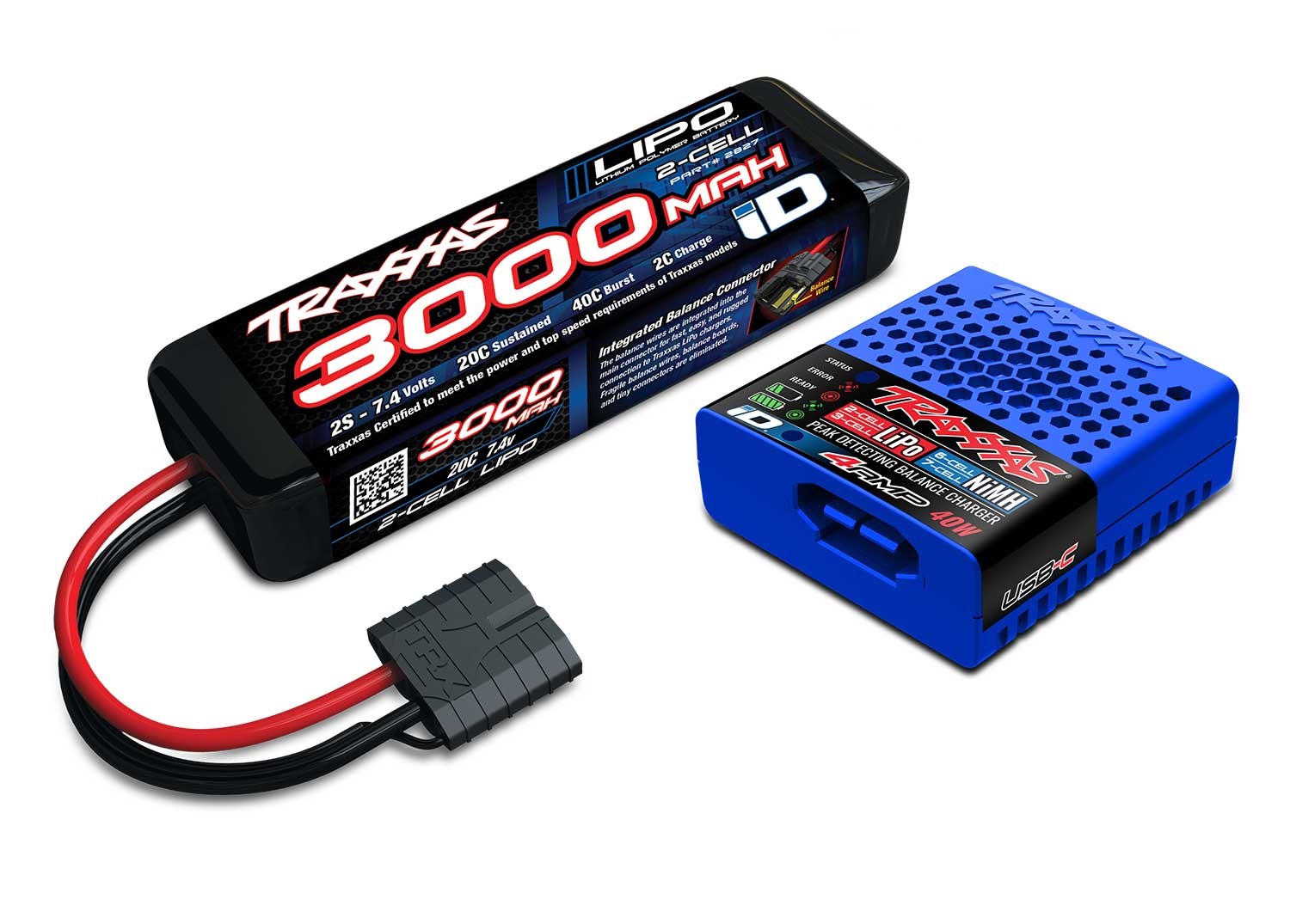 Traxxas 2s LiPo USB-C Completer Pack with Traxxas iD® Technology