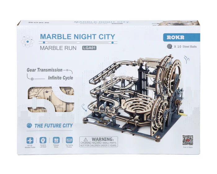 Robotime Marble Night City Knikkerbaan