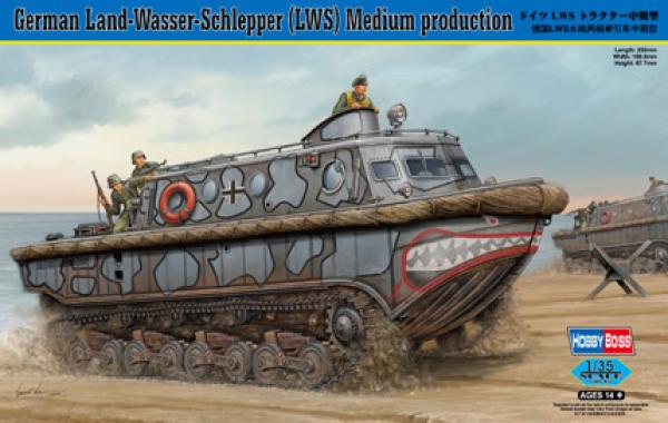 HobbyBoss German Land-Wasser-Schlepper (LWS) 1/35