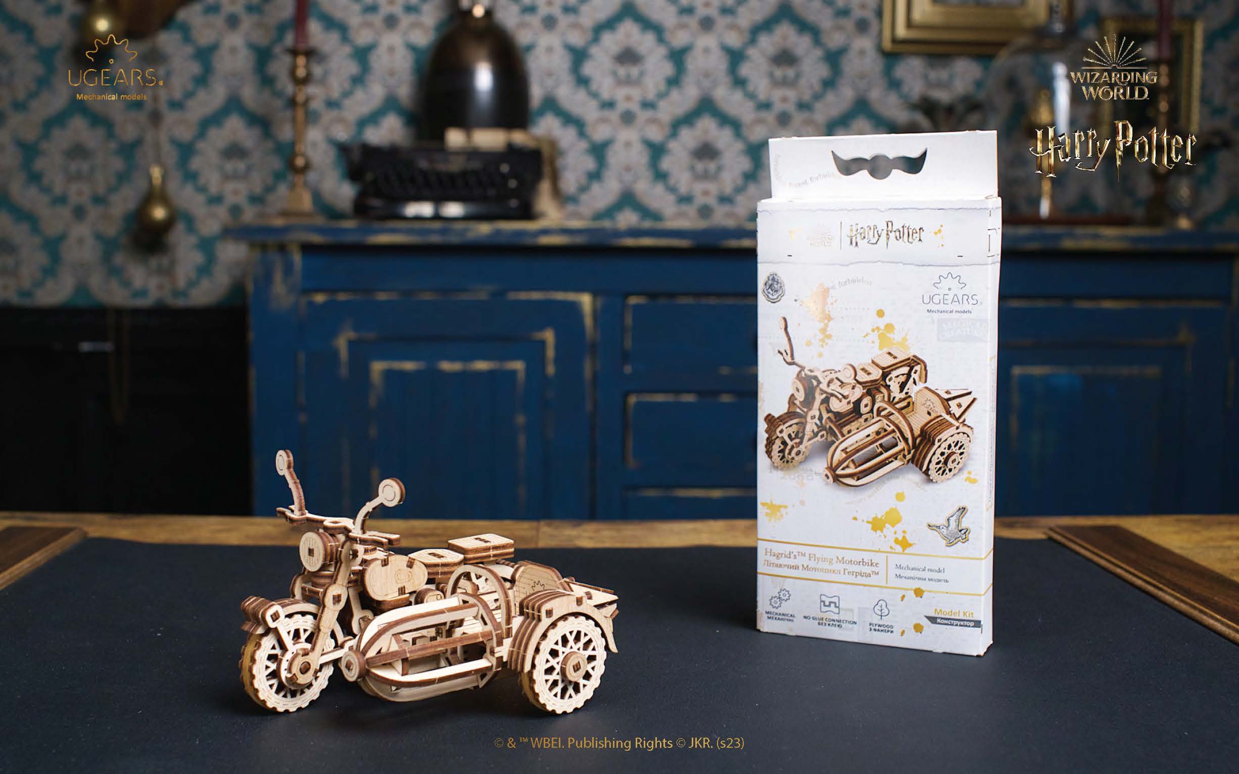U-Gears Hagrid's Flying Motorbike™ mechanisch houten bouwpakket