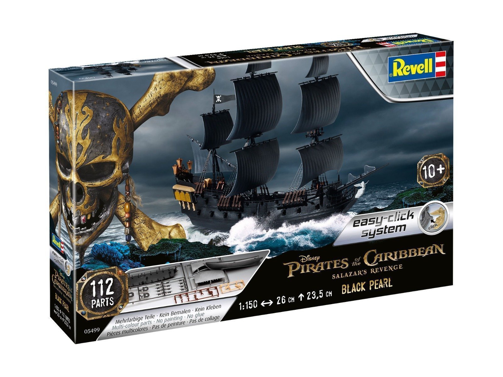 Revell Black Pearl Easy-Click 1/150