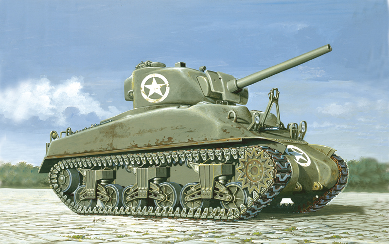 Italeri M4A1 Sherman 1/72