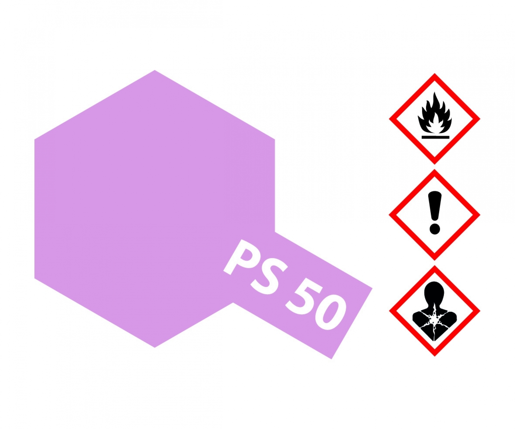 PS50 Spray Sparkling Pink Anodized Aluminum brillant 100ml Tamiya