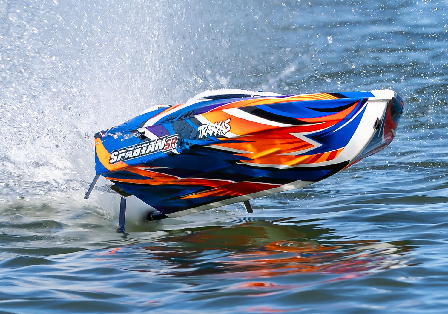 Traxxas Spartan SR36 Brushless Race Boat TQi TSM RED
