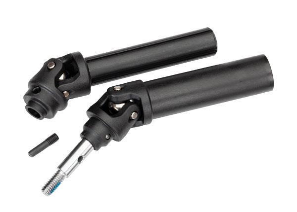 Traxxas Driveshaft assembly, front, extreme heavy duty (1) (left or right) (fully assembled, ready to install)/ screw pin (1)