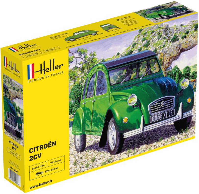 Heller Citroën 2CV 1/24