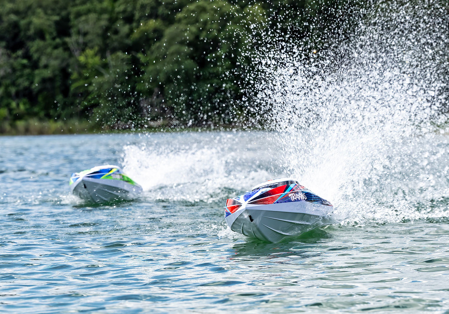 Traxxas Disruptor 4S 40+ MPH High-Performance Boat Blue