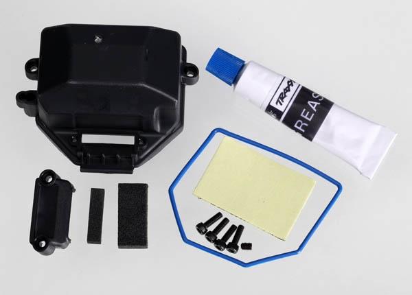 Traxxas Box receiver (sealed)/ wire cover/ foam pads upper & lower