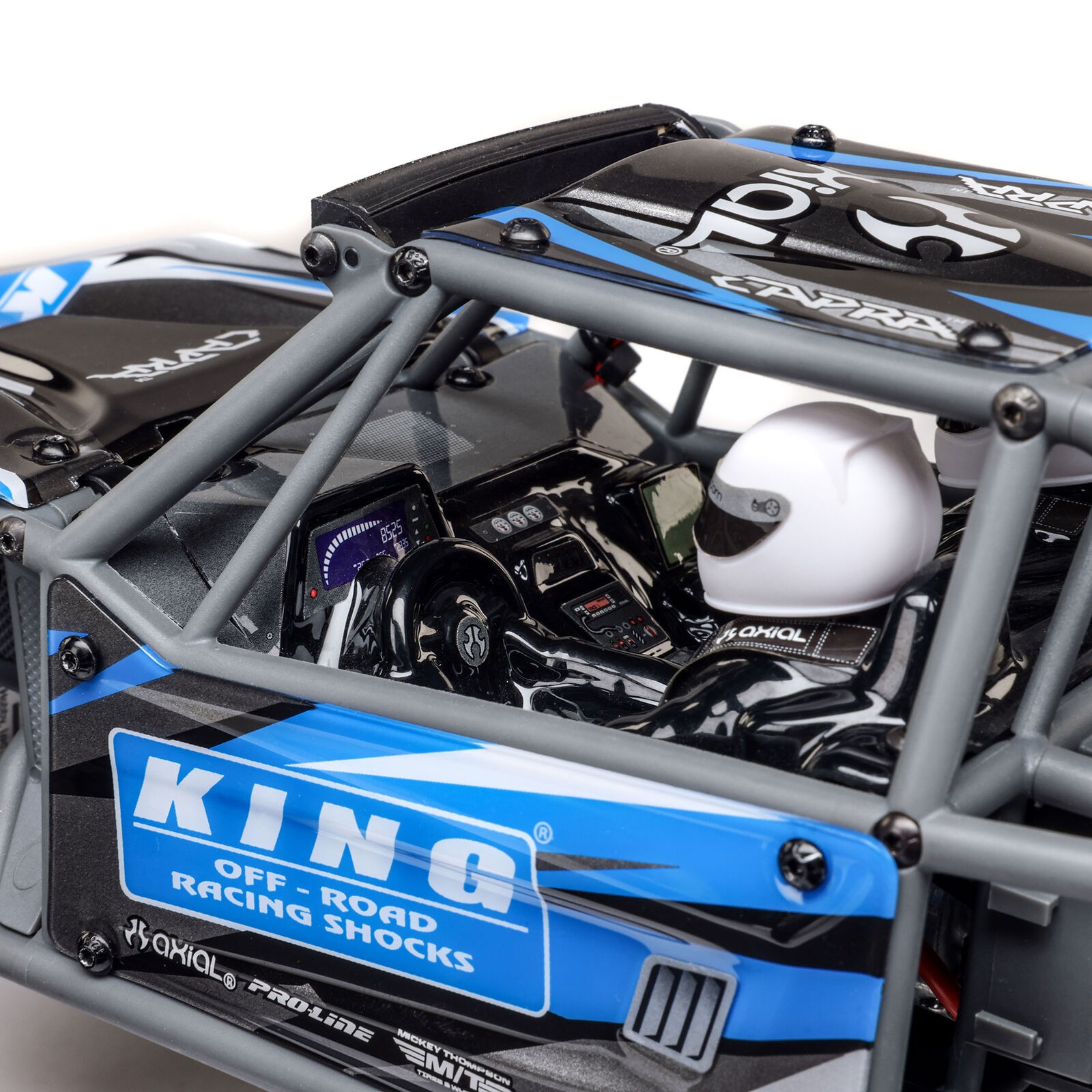 Axial UTB18 Capra 4WS 4X4 RTR Brushed Rock Crawler (Battery & Charger Included) Blue 1/18