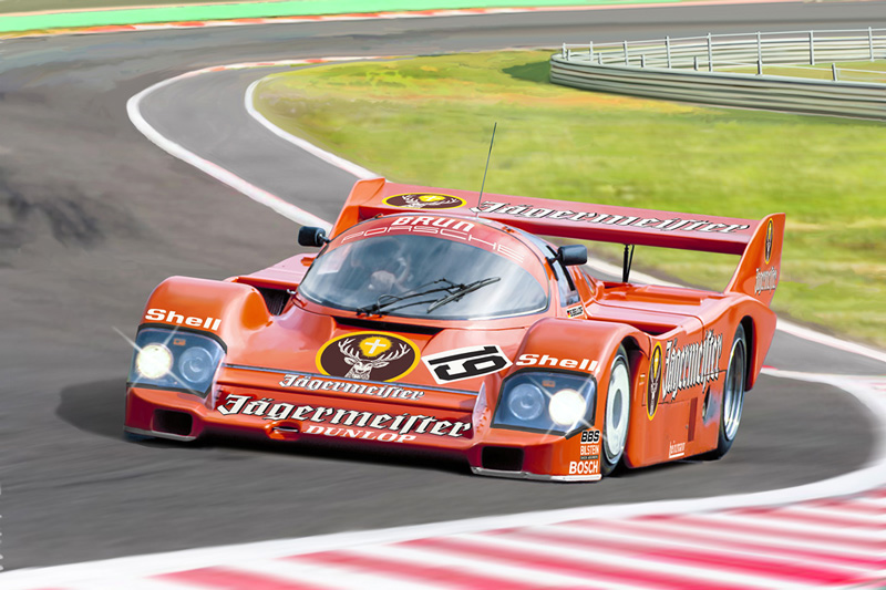 Italeri Porsche 956 Jägermeister 1/24