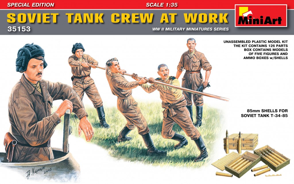 MiniArt Soviet tank crew at work "SPECIAL EDITION" 1/35