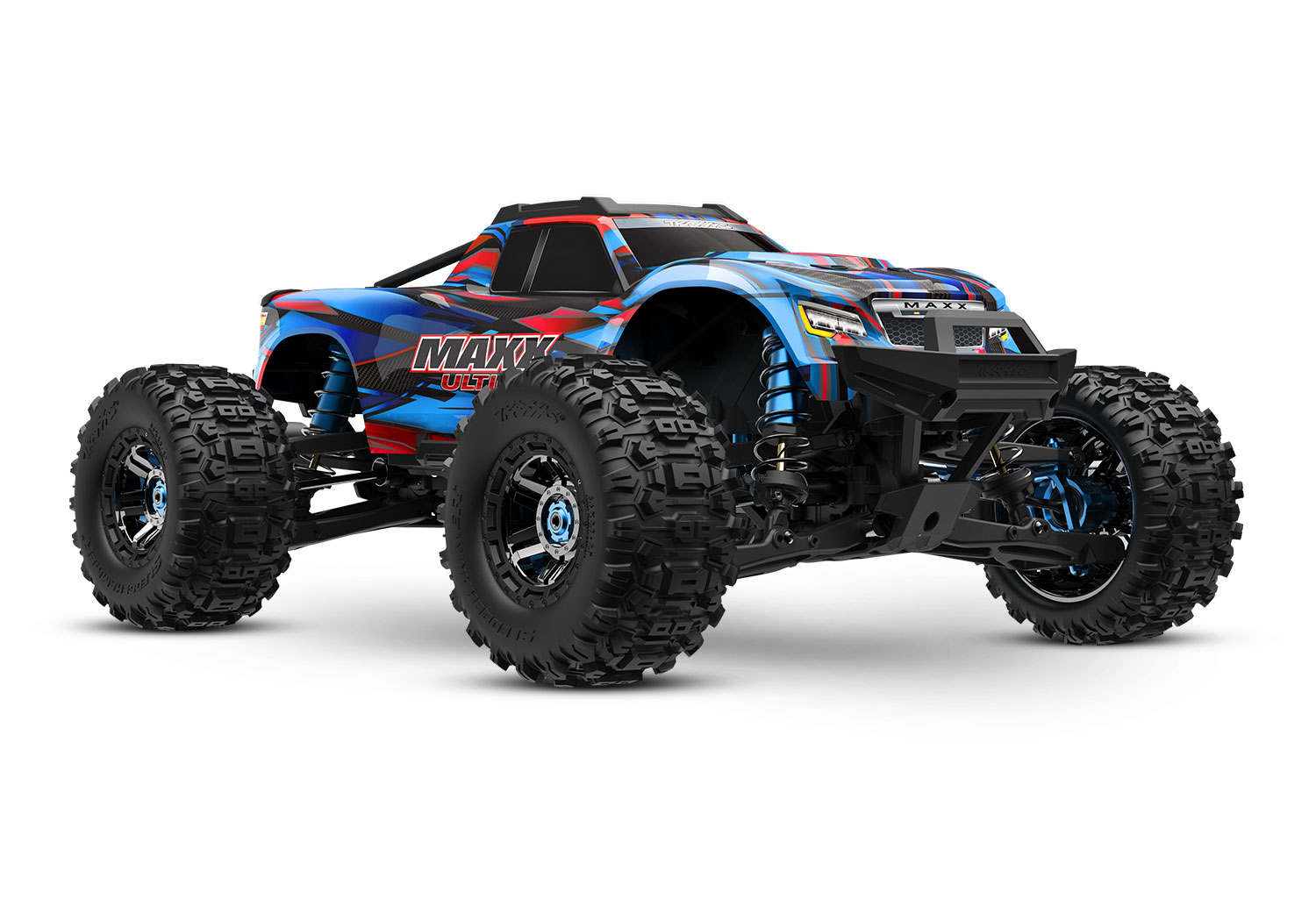 Traxxas Maxx Ultimate 4WD Brushless Electric Monster Truck VXL-4S TQi Blue 1/8