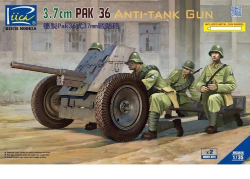 Riich 3.7cm PAK 36 Anti-Tank Gun 1/35