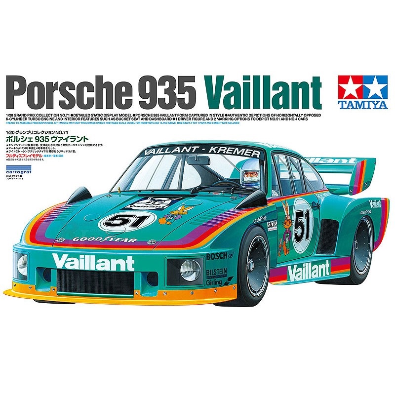 Tamiya Porsche 935 Vaillant 1/20