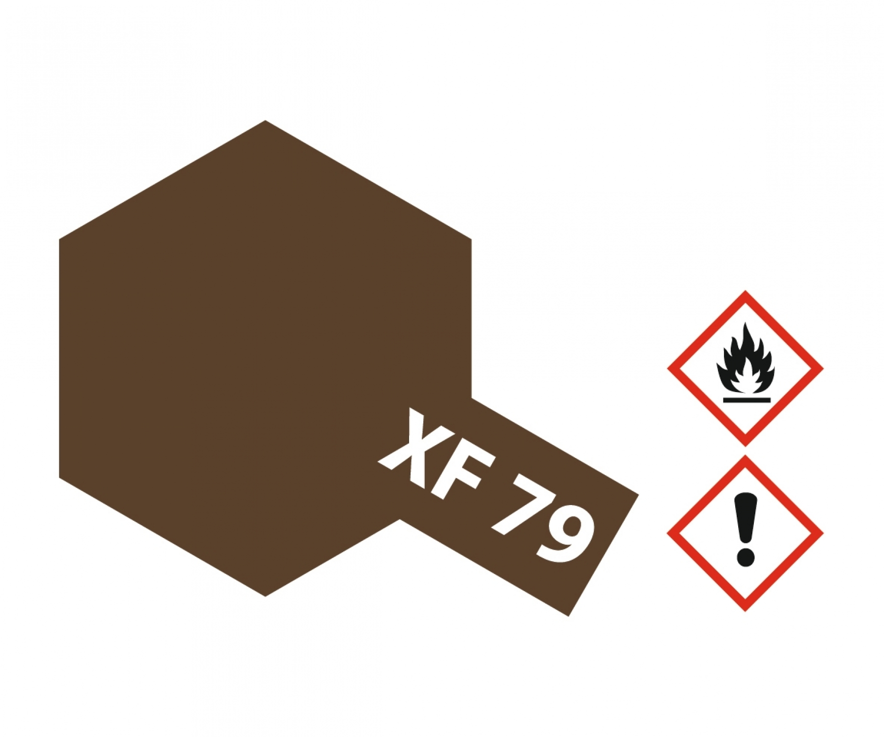 XF79 Potje Linoleum Deck Brown flat 10ml Tamiya