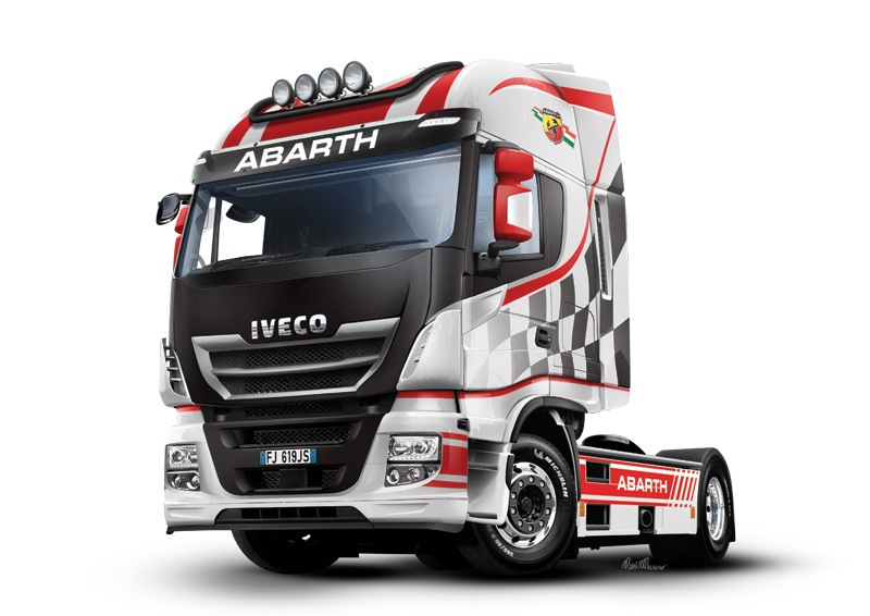 Italeri Iveco Hi-way E5 Abarth Truck 1/24